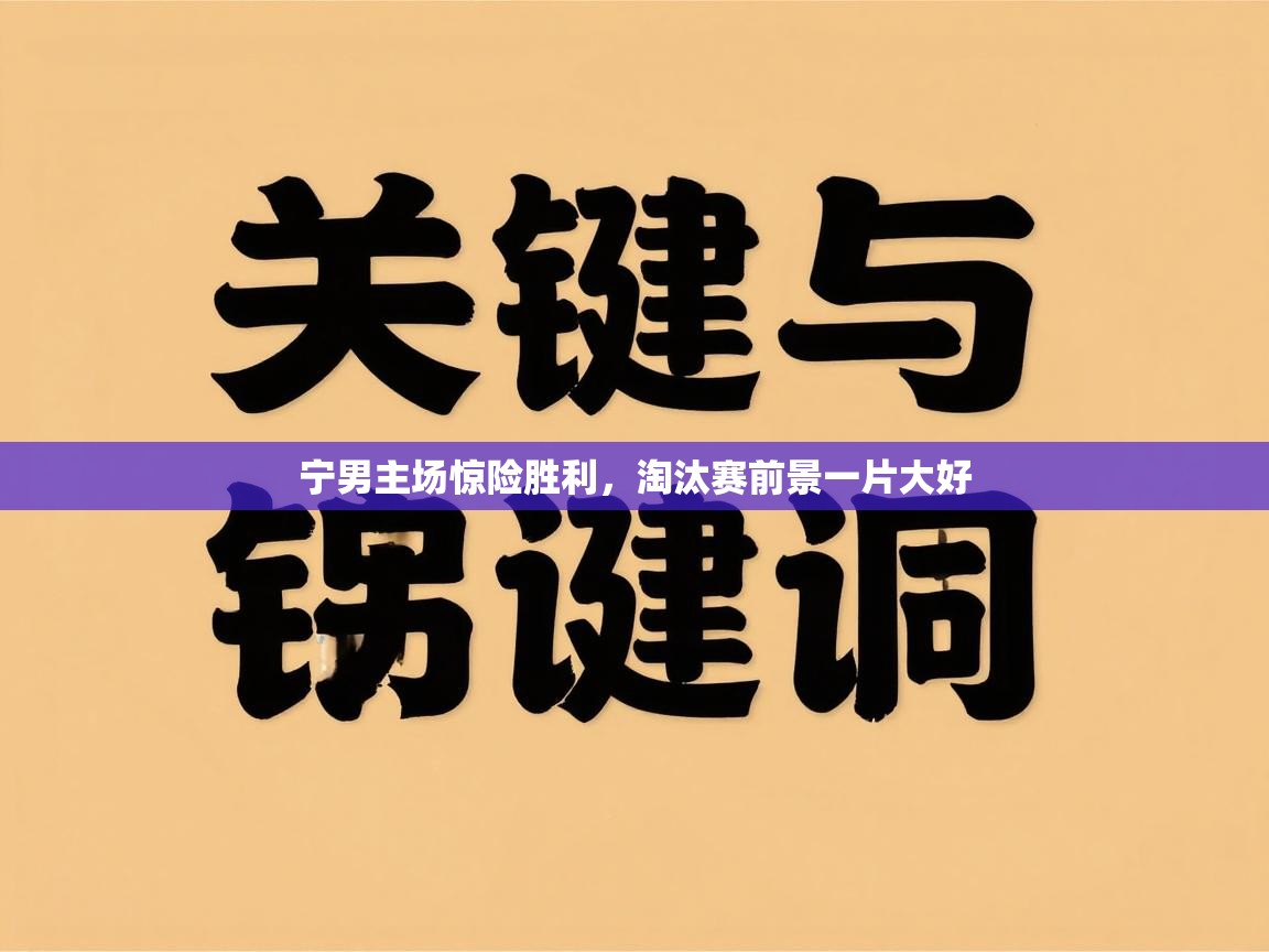 宁男主场惊险胜利，淘汰赛前景一片大好  第2张